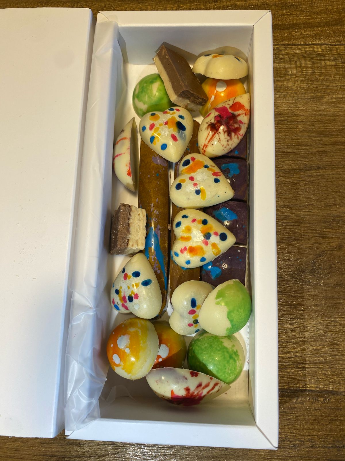 Caja de bombones artesanales